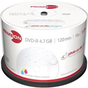 PRIMEON DVD-R 2761207 16x 4,7GB 120Min. Spindel 50 St./Pack.