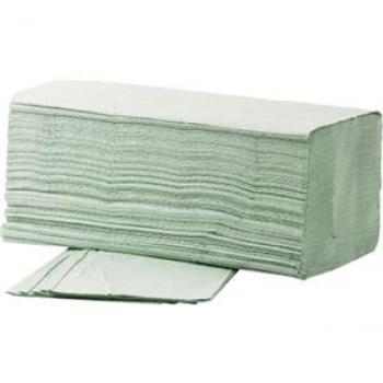 Papierhandtücher grün 1lg. 24,5x23cm Zick-Zack/V-Falz Karton 5000 Stück