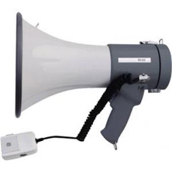 Speaka Megafon ER-66S Handmegafon Haltegurt integrierte Sounds ws/gr