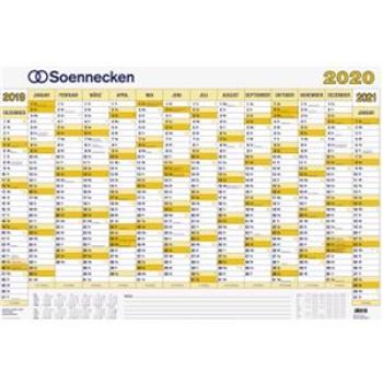 Plakatkalender 14M/1S 100x70cm 2020