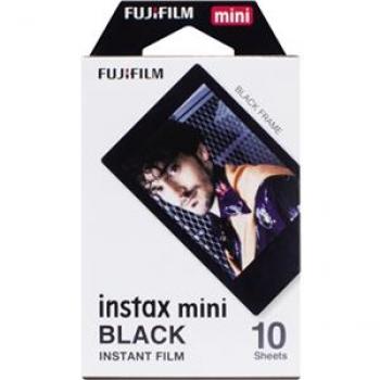 Fujifilm Sofortbildfilm Black Frame instax mini für 10 Aufnahmen