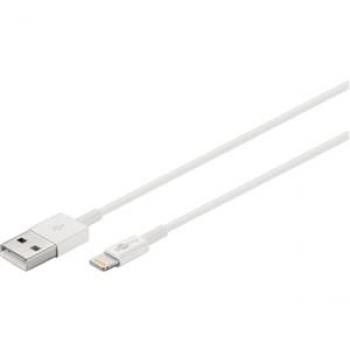 Goobay Ladekabel 43320 1m USB/Apple Lightning wei