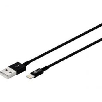 Goobay Ladekabel 43322 1m USB/Apple Lightning schwarz