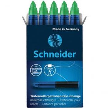 Schneider Tintenrollermine One Change 185404 0,6mm gn 5 St./Pack.