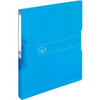 Ringbuch A4 blau-transp. 2 Ringe/16mm PP Rücken: 27mm