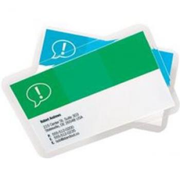 Laminiertaschen Kreditkarte 2x250Mic glänzend 54x86mm Packung 100 Stück