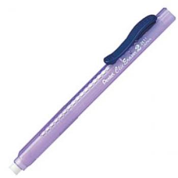Radierstift weiß Clic Eraser Gehäusefarbe: blau-transparent
