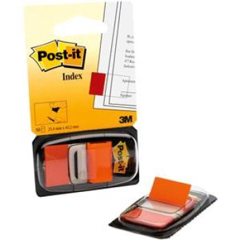 Post-it Index 680 orange 25,4x43,2mm 50 Stück im Spender