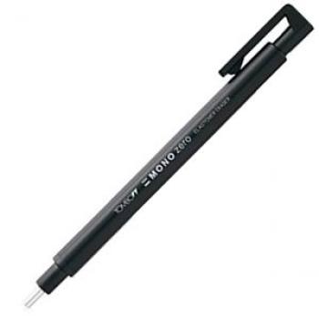 Radierstift weiß MONO Zero 2,3mm ø rund, Gehäusefarbe: schwarz