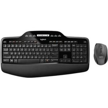 Logitech Tastatur-Maus-Set MK710 schwarz/silber