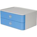 HAN Schubladenbox blau SMART-BOX PLUS ALLISON 2 Schubladen