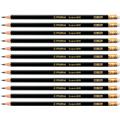 Bleistift HB schwarz mit Radiergummi Swano Stabilo       Packung 12 Stück
