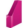 Stehsammler pink hochglänzend 76mm A4 Kunststoff i-LINE    Pack 2 Stück