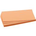 Moderationskarte orange 9.5x20.5cm Packung 500 Karten