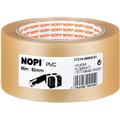 Nopi Packband transp. 50mmx66m PVC geprägt Qualität 4065