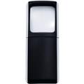 Lupe eckig LED-beleuchtet schwarz inkl. 2x3v CR1130-Batterien