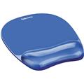 Mousepad blau 200x230x25mm mit Handgelenkauflage Crystal Gel Fellowes