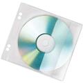 CD/DVD-Abhefthüllen 1-CD/DVD transp. PP Verschlußlasche     Pack 10 Stück