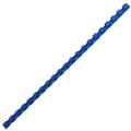 Binderücken 10mm blau Plastik/US-T 21Ringe bis 65Bl.  Packung 100 Stück