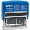 COLOP Datumstempel S120/WD mini info-dater blau/grau