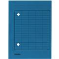 Umlaufmappen A4 blau mit Gitterdruck Manilakarton       Packung 100 Stück