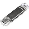 Hama USB-Stick Laeta Twin 16GB OTG USB 2.0 10Mbyte/s grau Flash Pen