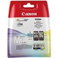 Canon Multipack PG-510/CL-511 je 1x schwarz pigm./3-farbig je 9ml