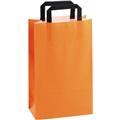 Papiertragetasche Topcraft orange klein. 22x36x10.5cm Packung 50 Stück