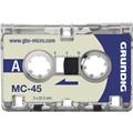 Diktatkassette 2x 45Min. Micro MC45 Grundig          Packung 3 Kassetten