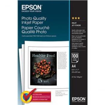 Epson Foto-InkJet-Papier A4/102g 100-Blatt