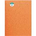 Jurismappe orange A4 3 Klappen 390g Colorspan-Karton