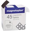 magnetoplan Magnetpads Takkis sk 30x20x0.4mm             45 St./Pack.