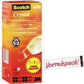 Scotch Klebeband Crystal 19mmx33m Pack 8 Stück