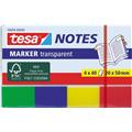 Haftnotizen Marker Notes 20x50mm 4x40Blatt rot/gelb/grün/blau