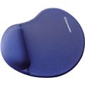Mousepad blau 255x21x215mm mit Handgelenkauflage Gummi