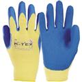 Handschuhe K-TEX Größe 10 gelb/blau Para-Aramid/Latex DIN EN388  1Paar
