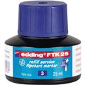 Edding FTK25 blau Nachfülltusche mit Kapillarsystem für Edding 380/383