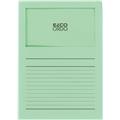 Sichtmappen A4 grün Ordo classico Papier 120g/m? ELCO    100 St./Pack.