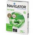 Kopierpapier weiß A4 75g Navigator Eco-Logical           Pack 500 Blatt