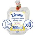 Kleenex Lufterfrischer Duftmix 300ml 1x Energy. 2x Fresh/Joy  5 St./Pack.