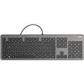 Hama Tastatur KC-700 anthra./schwarz Anschluss: USB-A-Stecker Kabel 1.8m