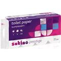 Satino Toilettenpapier 3lagig 250Bl. hochweiß Prestige      Pack 8 Rollen