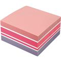 Soennecken Haftnotizwürfel 75x75mm rot/weiß/pink/violett       400Blatt