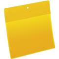 DURABLE Magnettaschen A5 quer gelb Starkmagnete Neodym Packung 10 Stück