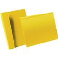 DURABLE Kennzeichnungstasche A4 gelb quer zum Überhängen     50 St./Pack.