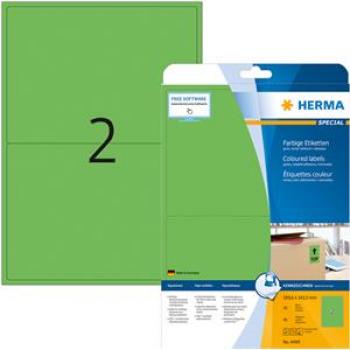 HERMA Universaletikett 4499 199,6x143,5mm grün 40 St./Pack.