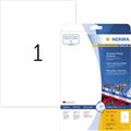 HERMA Etikett-LK 210x297mm weiß Folie               Packung 25 Stück