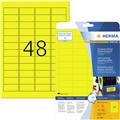 Signaletiketten 45.7x21.2mm gelb HERMA         Packung 1200 Etiketten