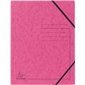 Eckspanner rosa A4 Colorspan 355g ohne Klappen