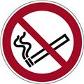Hinweisschild Rauchen verboten ISO 7010 rund 200mm PVC